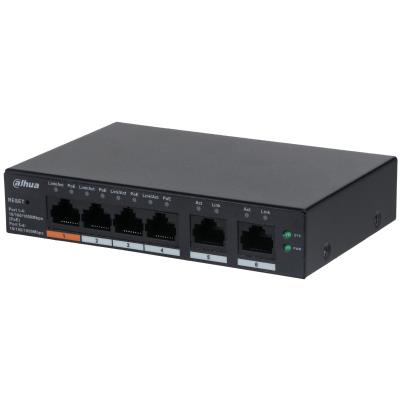 [DH-CS4006-4GT-60] DAHUA CS4006-4GT-60 Type L2 Desktop/pedestal PoE ports 4 60 Watts DH-CS4006-4GT-60