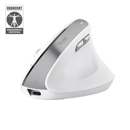 [25398] MOUSE USB OPTICAL WRL BAYO II/ERGO WHT 25398 TRUST
