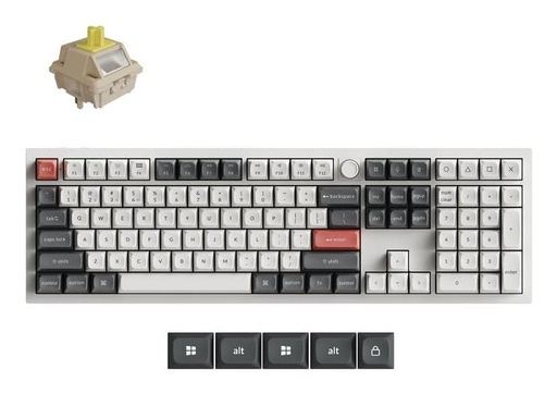 [Q6U-P4] KEYBOARD WRL Q6 ULTRA/WHITE Q6U-P4 KEYCHRON