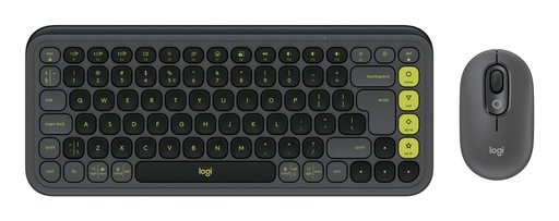 [920-013140] KEYBOARD +MOUSE COMBO POP ICON/GR/GREEN 920-013140 LOGITECH