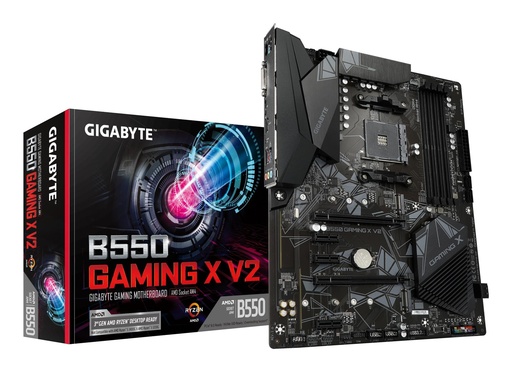 [B550GAMINGXV21.3] GIGABYTE AMD B550 Socket AM4 ATX RAM DDR4-SDRAM 4xSlots 2xNumber of M.2 (M) slots B550 GAMING X V2 (rev. 1.3) B550GAMING