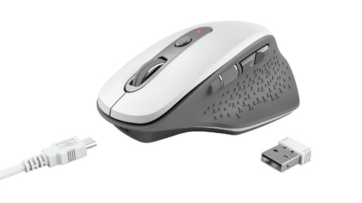 [24035] MOUSE USB OPTICAL WRL/OZAA WHITE 24035 TRUST