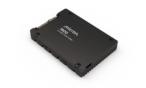 [MTFDKCC960TGP-1BK1DABYYR] MICRON 7500 PRO 960 GB PCI Express 4.0 NVMe Yes Write speed 1400 MB/s Read speed 6800 MB/s U.3 MTFDKCC960TGP-1BK1DABYYR