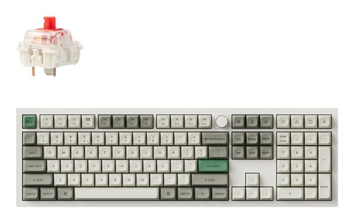 [Q6M-P1] KEYBOARD WRL Q6 MAX RGB/SHELL WHITE Q6M-P1 KEYCHRON