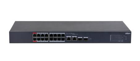 [CS4218-16ET-135] DAHUA Type L2 Desktop/pedestal Rack PoE ports 16 CS4218-16ET-135