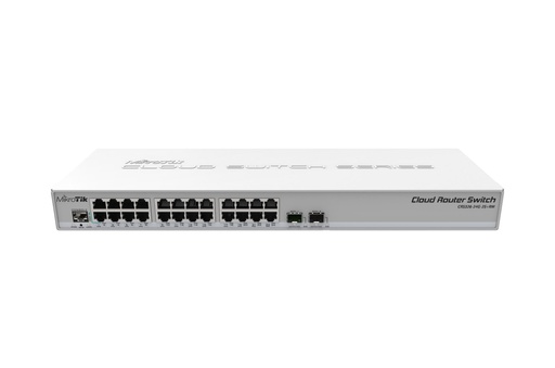 [CRS326-24G-2S+RM] NET ROUTER/SWITCH 24PORT 1000M/CRS326-24G-2S+RM MIKROTIK