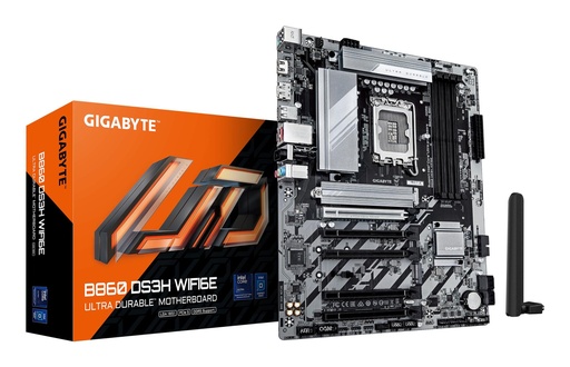 [B860 DS3H WIFI6E 1.0] GIGABYTE Intel B860 Express LGA1851 ATX Memory DDR5 5xPCI-Express 16x 2xM.2 1xHDMI 1xDisplayPort 1xAudio-In 1xAudio-Out 
