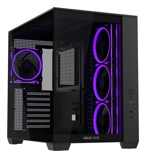 [A32 PLUS TG ARGB BLACK] ASUS ATX/micro ATX/Mini-ITX Black PC A32PLUSTGARGBBLACK