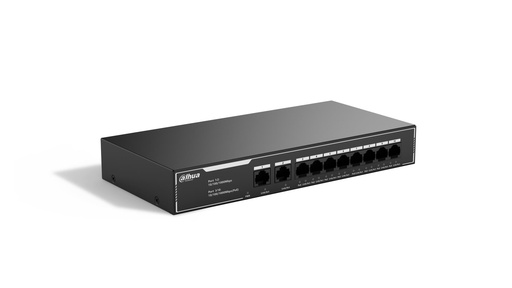 [SG1010LP] DAHUA 10-Port Economical Gigabit PoE Switch with 8-Port PoE Type L2 SG1010LP