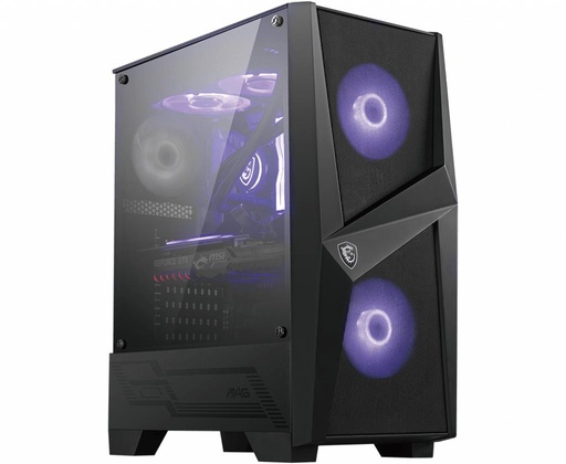 [MAGFORGE100M] MSI MAG FORGE 100M MidiTower Not included ATX MicroATX MiniITX Colour Black MAGFORGE100M