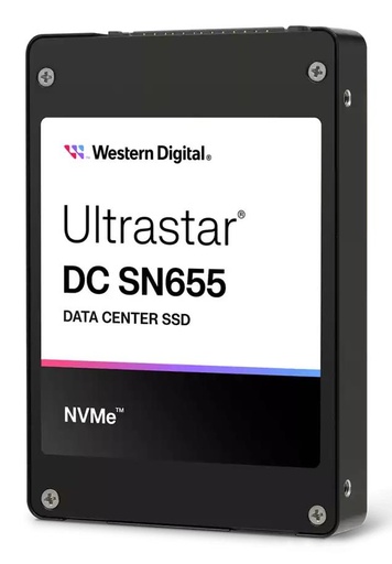 [0TS2461] WESTERN DIGITAL SSD series Ultrastar DC SN655 3.84TB PCIe Gen4 NVMe NAND flash technology TLC Write speed 2600 MBytes/se