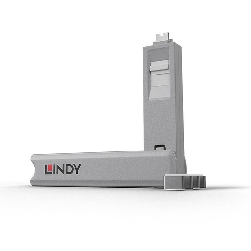 [40427] USB PORT TYPE-C BLOCKER 4PACK/WHITE 40427 LINDY