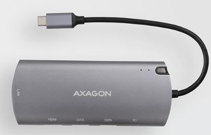 [HMC-6M2] I/O HUB USB-C 6IN1 SATA M.2/0.18M HMC-6M2 AXAGON