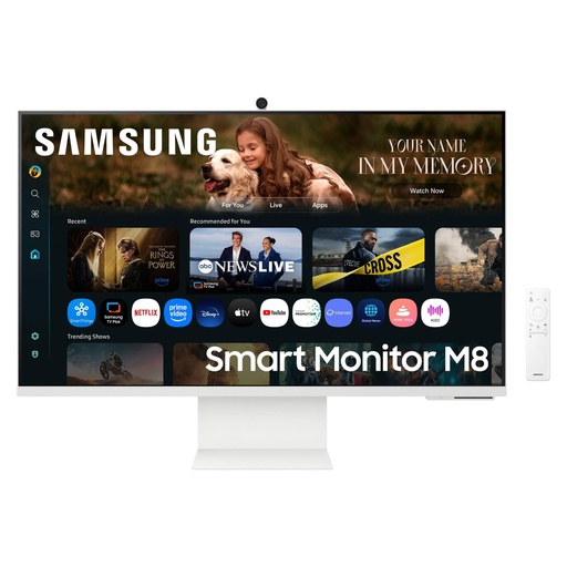 [LS32FM801UUXDU] SAMSUNG LS32FM801UUXDU 32" Smart/4K Panel VA 3840x2160 16:9 60 Hz 4 ms Colour White LS32FM801UUXDU