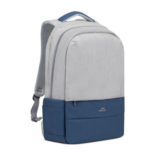 [7567GREY/DARKBLUE] NB BACKPACK ANTI-THEFT 17.3"/7567 GREY/DARK BLUE RIVACASE