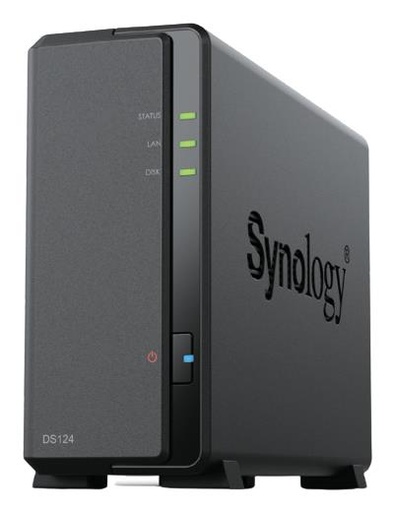 [DS124] NAS STORAGE TOWER 1BAY/NO HDD DS124 SYNOLOGY