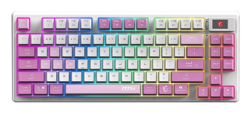 [FORGE GK600 TKL W VIOLET US] KEYBOARD GAMING VIOLET US/FORGE GK600 TKL W VIOLET MSI