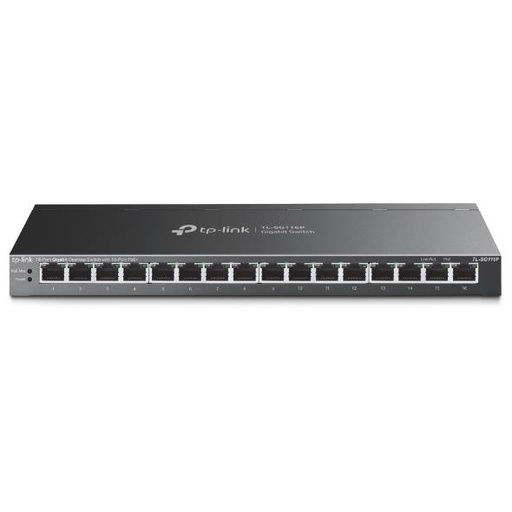 [TL-SG116P] TP-LINK Switch type Unmanaged Stackable Yes 16xRJ-45 ports RJ-45 Ports Type Gigabit Ethernet (10/100/1000) 16xGigabit Et
