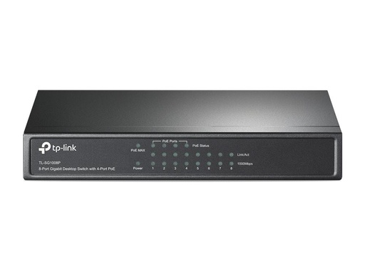 [TL-SG1008P] TP-LINK 8x10Base-T / 100Base-TX / 1000Base-T TL-SG1008P