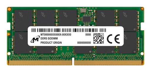 [MTC10C1084S1TC56BR] MICRON DDR5 16GB ECC 5600 MHz CL 46 1.1 V MTC10C1084S1TC56BR