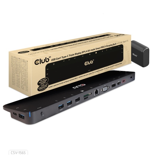 [CSV-1565] NB ACC DOCKING STATION/USB-C 100W CSV-1565 CLUB3D