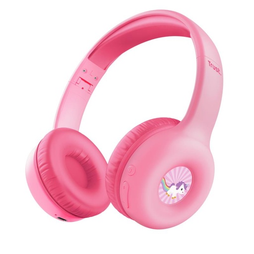 [25274] HEADPHONES WRL NOUNA KIDS/PINK 25274 TRUST