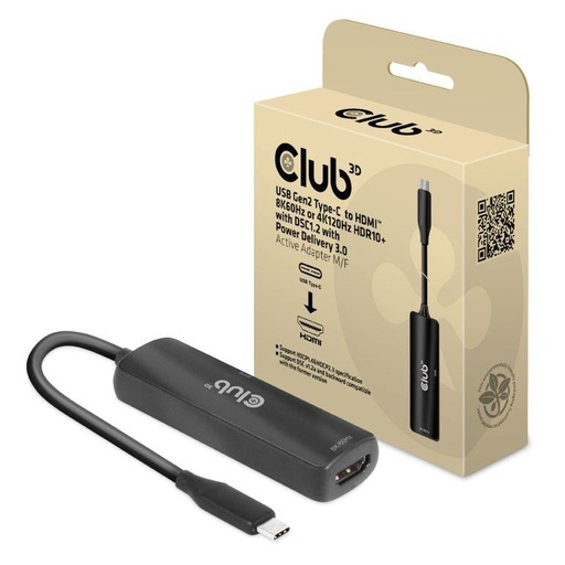 [CAC-1588] I/O ADAPTER USB-C TO HDMI/M/F CAC-1588 CLUB3D