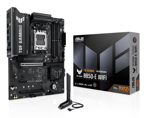 [TUF GAMING B850-E WIFI] ASUS AMD B850 SAM5 ATX Memory DDR5 Memory slots 4 1xPCI-Express 4.0 1x 1xPCI-Express 4.0 16x 1xPCI-Express 5.0 16x 3xM.2