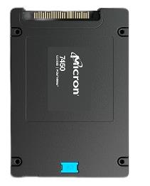 [MTFDKCB3T8TFR-1BC1ZABYYR] MICRON SSD series 7450 PRO 3.84TB PCIE NVMe NAND flash technology TLC Write speed 5300 MBytes/sec Read speed 6800 MBytes