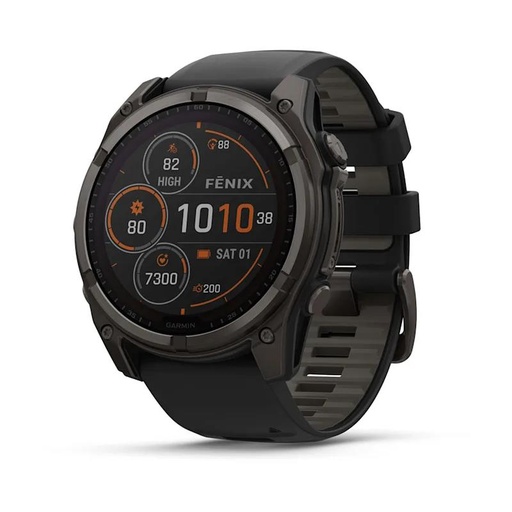 [010-02907-11] SMARTWATCH FENIX 8 SAPP. SOLAR/BLACK/GRAY 010-02907-11 GARMIN