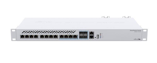 [CRS312-4C+8XG-RM] MIKROTIK Type L3 Rack 1U 8x10Base-T / 100Base-TX 4xSFP 1xRJ45 CRS312-4C+8XG-RM
