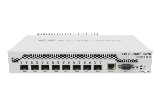 [CRS309-1G-8S+IN] MIKROTIK CRS309-1G-8S+IN 1x10Base-T / 100Base-TX / 1000Base-T 8xSFP+ CRS309-1G-8S+IN