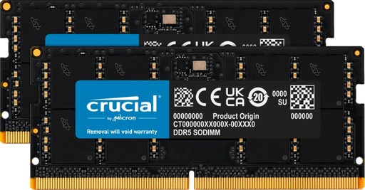 [CT2K48G56C46S5] NB MEMORY 96GB DDR5-5600 SO/KIT2 CT2K48G56C46S5 CRUCIAL