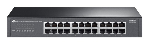 [LS1024G] TP-LINK Switch type Unmanaged 24xRJ-45 ports RJ-45 Ports Type Gigabit Ethernet (10/100/1000) LS1024G