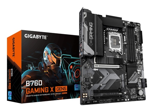 [B760 GAMING X GEN5] GIGABYTE Intel B760 Express LGA1700 ATX Memory DDR5 Memory slots 4 B760GAMINGXGEN5