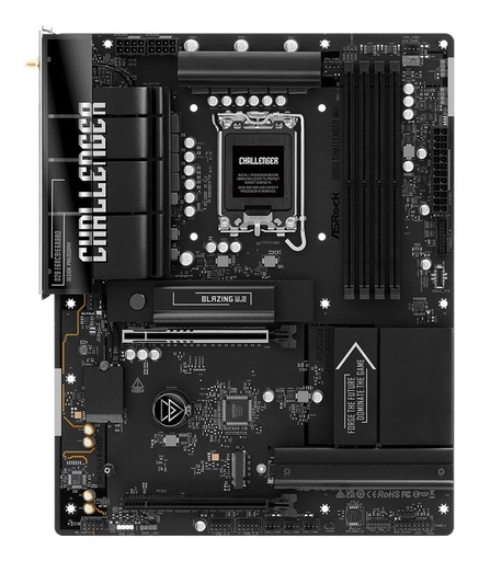 [B860 CHALLENGER WIFI] ASROCK Intel B860 LGA 1851 (Socket V1) ATX RAM DDR5-SDRAM 4xSlots Wi-Fi Yes Bluetooth Yes 1xNumber of M.2 (M) slots B860