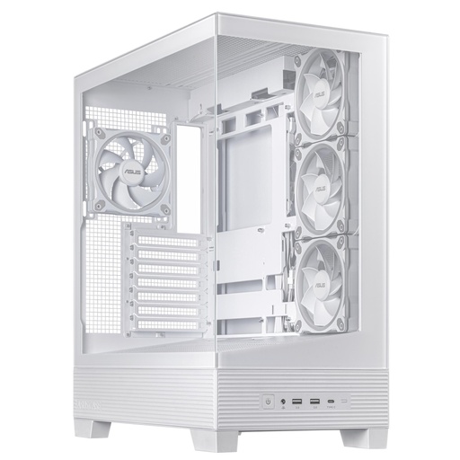 [A31 PLUS TG ARGB WHITE] ASUS ASUS A31 PLUS Case MidiTower Case product features Transparent panel ATX BTX MicroATX MiniITX Colour White A31PLUST