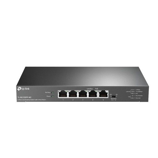 [TL-SG105PP-M2] TP-LINK TL-SG105PP-M2 Desktop/pedestal 5x2.5GbE TL-SG105PP-M2