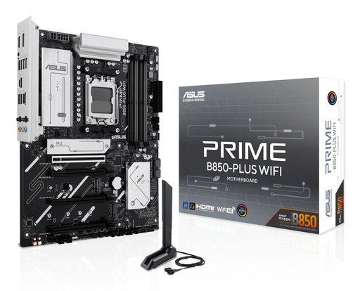 [PRIME B850-PLUS WIFI] ASUS AMD B850 SAM5 ATX Memory DDR5 Memory slots 4 2xPCI-Express 3.0 16x 1xPCI-Express 4.0 16x 1xPCI-Express 5.0 16x 3xM.