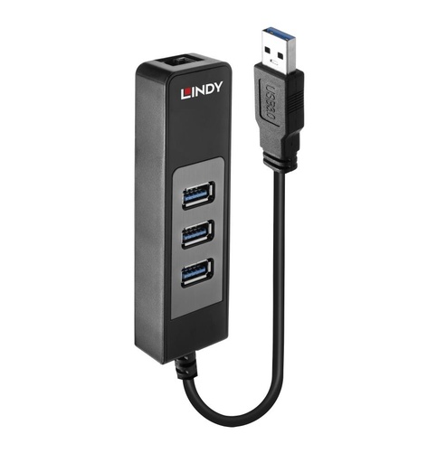 [43176] I/O HUB USB3 & LAN ADAPTER/43176 LINDY