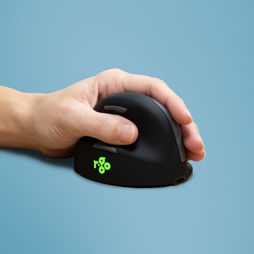 [RGOHEWLL] MOUSE USB OPTICAL WRL/LEFT BLACK RGOHEWLL R-GO TOOLS
