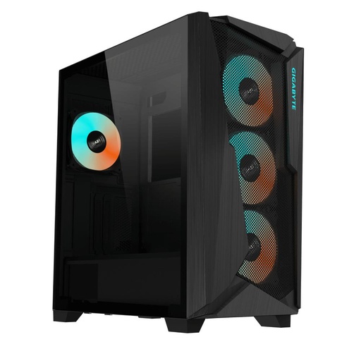 [C301GV2] GIGABYTE C301G V2 BLACK MidiTower Case product features Transparent panel Not included ATX EATX MicroATX MiniITX Colour 