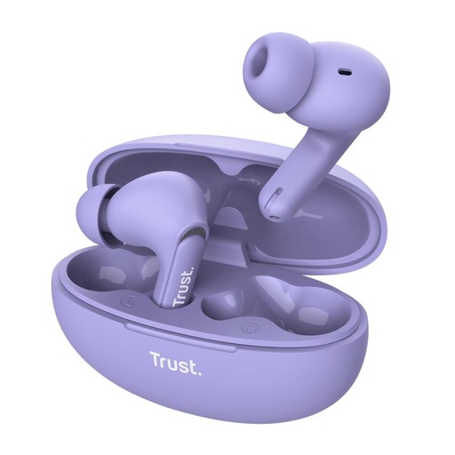 [25297] HEADSET EARBUDS YAVI BT ENC/PURPLE 25297 TRUST