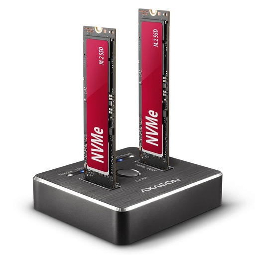 [ADSA-M2C] SSD ACC DOCK STATION USB-C/2XM.2 NVME ADSA-M2C AXAGON
