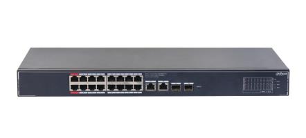 [SG4020LP] DAHUA DH-SG4020LP Switch layer L2 16xRJ-45 ports RJ-45 Ports Type Gigabit Ethernet (10/100/1000) 2xGigabit Ethernet (cop