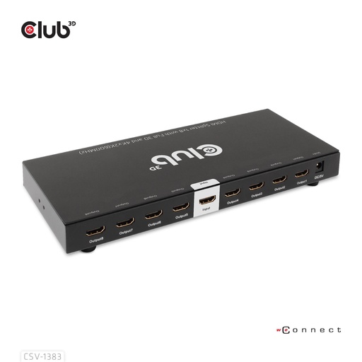 [CSV-1383] VIDEO SPLITTER HDMI 8PORT/3D 4K 60HZ CSV-1383 CLUB3D