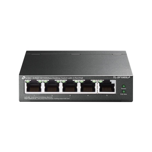 [TL-SF1005LP] TP-LINK 5x10Base-T / 100Base-TX PoE ports 4 TL-SF1005LP