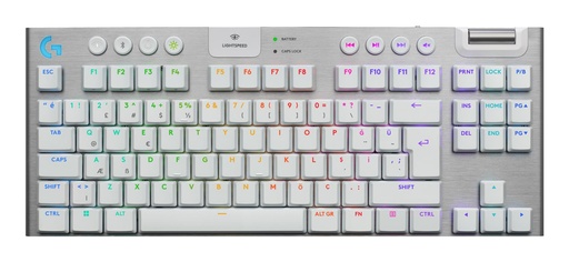 [920-012737] KEYBOARD WRL G915 X LIGHTSPEED/TKL WHITE 920-012737 LOGITECH