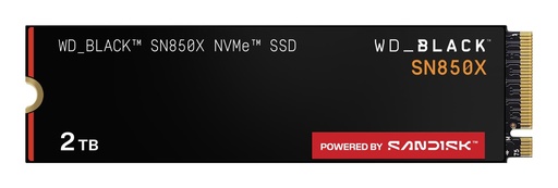 [WDS200T2X0E] SANDISK 1200xTBW rating Read speed 7300 MB/s Write speed 6600 MB/s NVMe Yes PCI Express 4.0 M.2 2000 GB POWERED BY SANDI