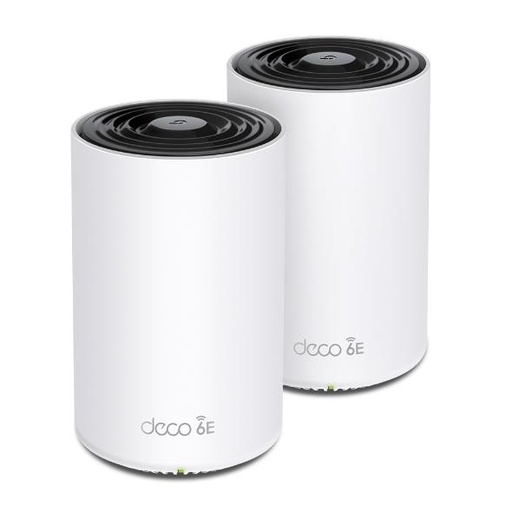 [DECO XE75(2-PACK)] TP-LINK Wireless Access Point / Router 2-pack 5400 Mbps Mesh Wi-Fi 6e 3x10/100/1000M Number of antennas 4 DECOXE75(2-PAC